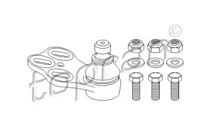Шарнир TOPRAN 104 407