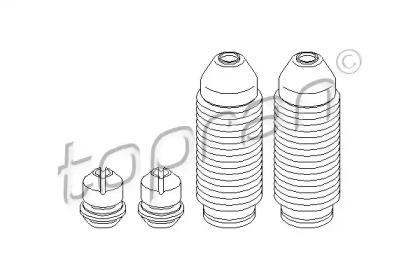Пылезащитный комплект TOPRAN 914 101