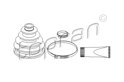 Комплект пыльника TOPRAN 108 929