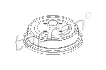 Тормозный барабан TOPRAN 103 693