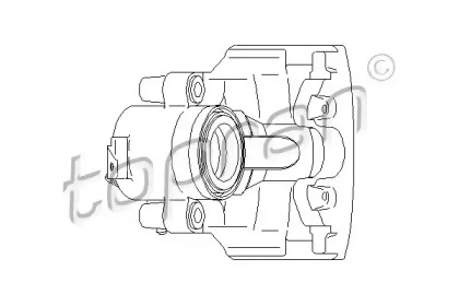 Тормозной суппорт TOPRAN 110 289