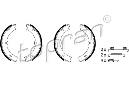 Комлект тормозных накладок TOPRAN 112 172