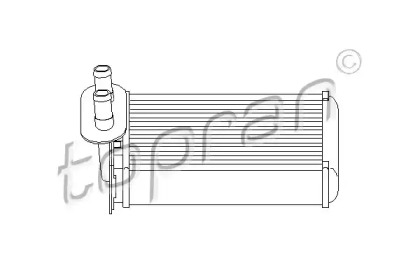 Теплообменник TOPRAN 108 826