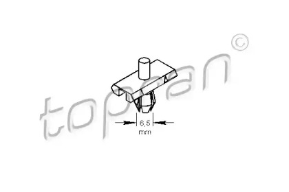 Пружинный зажим TOPRAN 104 129