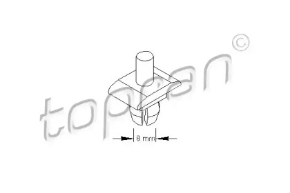 Пружинный зажим TOPRAN 102 662