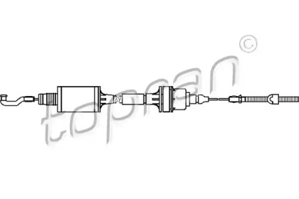 Трос TOPRAN 201 349