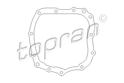 Прокладкa TOPRAN 201 529