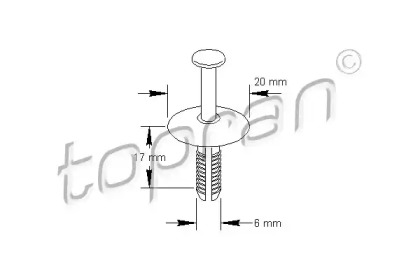 Заклепка TOPRAN 207 175