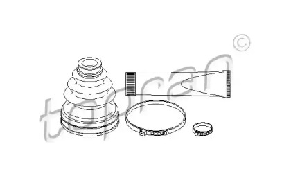 Комплект пыльника TOPRAN 207 493