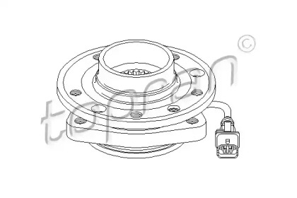 Ступица колеса TOPRAN 207 391