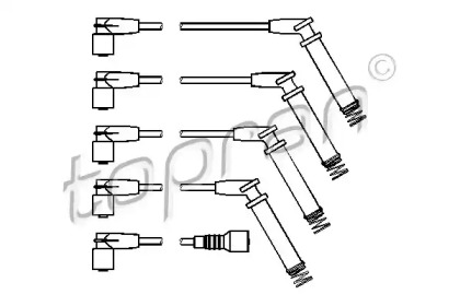 Комплект электропроводки TOPRAN 202 526