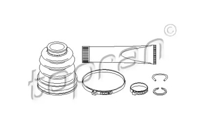 Комплект пыльника TOPRAN 301 941