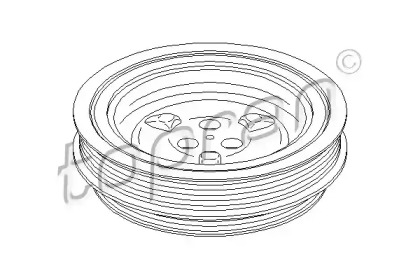 Ременный шкив TOPRAN 302 813