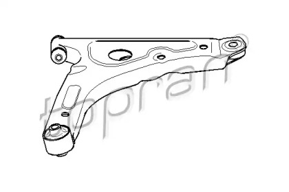 Рычаг независимой подвески колеса TOPRAN 302 017