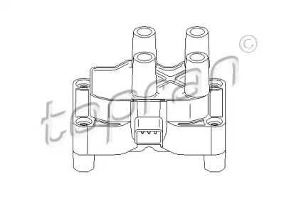 Катушка зажигания TOPRAN 302 444