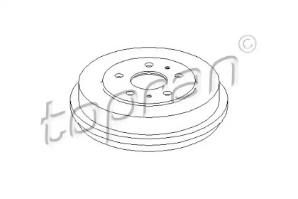 Тормозный барабан TOPRAN 302 472