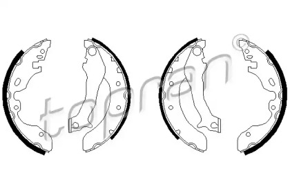 Комлект тормозных накладок TOPRAN 301 316