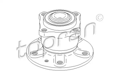 Ступица колеса TOPRAN 401 764