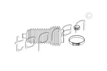 Комплект пыльника TOPRAN 700 375