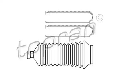 Комплект пыльника TOPRAN 700 374
