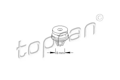 Пружинный зажим TOPRAN 700 586