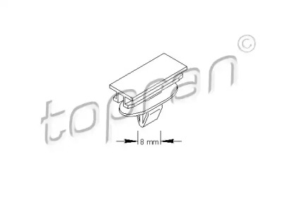 Пружинный зажим TOPRAN 700 591