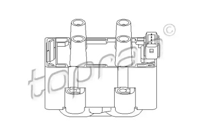 Катушка зажигания TOPRAN 700 221