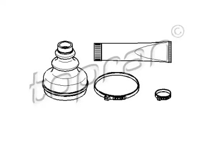 Комплект пыльника TOPRAN 721 152
