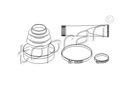 Комплект пыльника TOPRAN 721 159