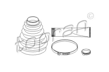 Комплект пыльника TOPRAN 721 195