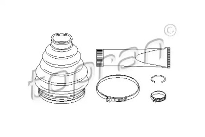 Комплект пыльника TOPRAN 722 346