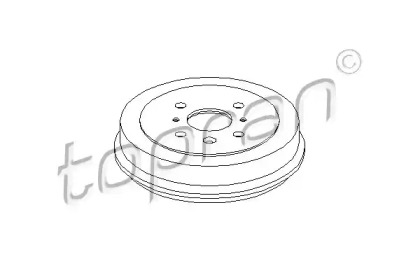Тормозный барабан TOPRAN 721 194