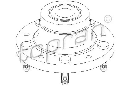 Ступица колеса TOPRAN 304 089