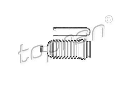 Комплект пыльника TOPRAN 207 776