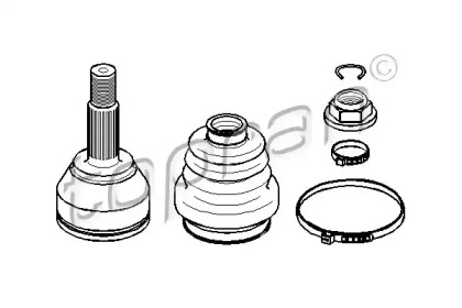 Шарнирный комплект TOPRAN 304 002