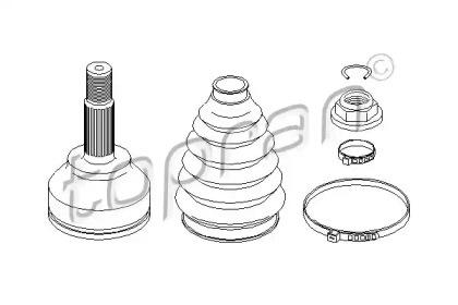Шарнирный комплект TOPRAN 304 008