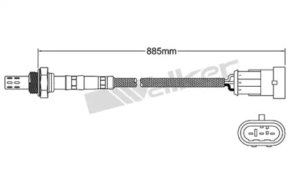 Датчик WALKER PRODUCTS 250-23106