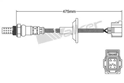 Датчик WALKER PRODUCTS 250-241049