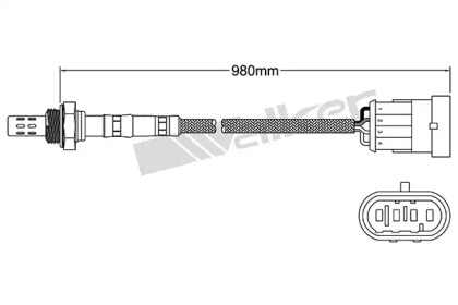 Датчик WALKER PRODUCTS 250-24588