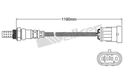 Датчик WALKER PRODUCTS 250-24705