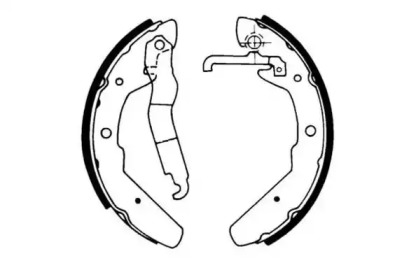 Комлект тормозных накладок E.T.F. 09-0370