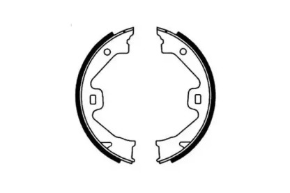 Комлект тормозных накладок E.T.F. 09-0591