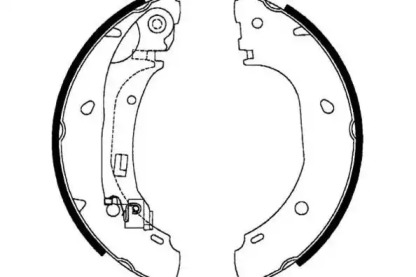 Комлект тормозных накладок E.T.F. 09-0626