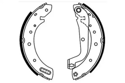 Комлект тормозных накладок E.T.F. 09-0637