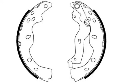 Комлект тормозных накладок E.T.F. 09-0652