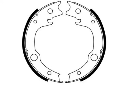 Комлект тормозных накладок E.T.F. 09-0673