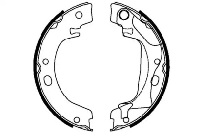 Комлект тормозных накладок E.T.F. 09-0676