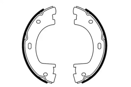 Комлект тормозных накладок E.T.F. 09-0678