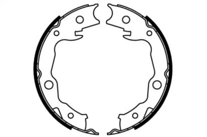 Комлект тормозных накладок E.T.F. 09-0710