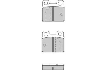 Комплект тормозных колодок E.T.F. 12-0090